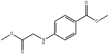 4-(Methoxycarbonylmethyl-Amino)-Benzoic Acid Methyl Ester Structure