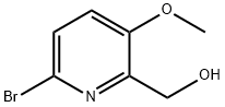 (6-溴-3-甲氧基吡啶-2-基)甲醇, 905562-98-3, 结构式