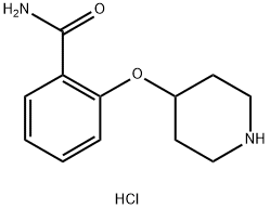 2-(Piperidin-4-yloxy)benzamide hydrochloride Structure