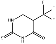 四氢-2-硫代-5-(三氟甲基)-4(1H)-嘧啶酮, 90715-79-0, 结构式