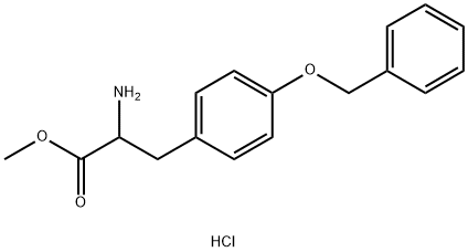 methyl 2-amino-3-(4-(benzyloxy)phenyl)propanoate hydrochloride,907945-09-9,结构式