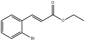 (E)-Ethyl3-(2-bromophenyl)acrylate Structure