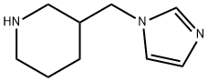 3-(1H-Imidazol-1-ylmethyl)piperidine 3HCl, 915921-71-0, 结构式