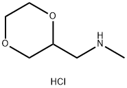 [1,4]二噁-2-甲基甲胺盐酸盐, 918621-33-7, 结构式
