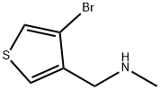 4-溴噻吩-3-基甲基甲胺,921938-63-8,结构式
