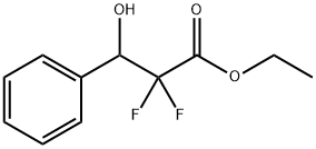 ethyl 2,2-difluoro-3-hydroxy-3-phenylpropanoate Struktur