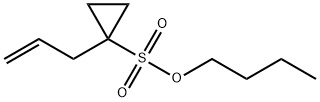 Butyl 1-allylcyclopropanesulfonate 结构式
