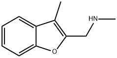N-甲基-1-(3-甲基苯并呋喃-2-基)甲胺, 92367-50-5, 结构式