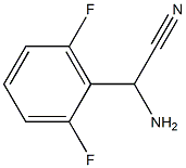 2-amino-2-(2,6-difluorophenyl)acetonitrile Structure