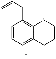 8-allyl-1,2,3,4-tetrahydroquinoline hydrochloride Struktur