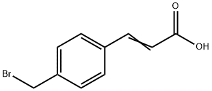 3-[4-(溴甲基)苯基]-2-丙烯酸, 927800-43-9, 结构式