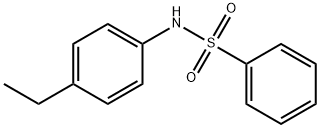 N-(4-ethylphenyl)benzenesulfonamide,92961-34-7,结构式