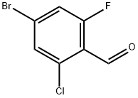 4-bromo-2-chloro-6-fluoro-Benzaldehyde Structure
