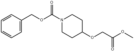 4-Methoxycarbonylmethoxy-piperidine-1-carboxylic acid benzyl ester|1-CBZ-哌啶-4-甲氧乙酸甲酯
