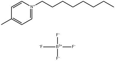 N-octyl-4-metylpyridinium tetrafluoroborate Structure