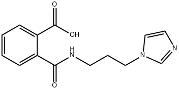 2-((3-(1H-imidazol-1-yl)propyl)carbamoyl)benzoic acid Structure