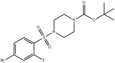937014-34-1 4-((4-溴-2-氟苯基)磺酰基)哌嗪-1-羧酸叔丁酯