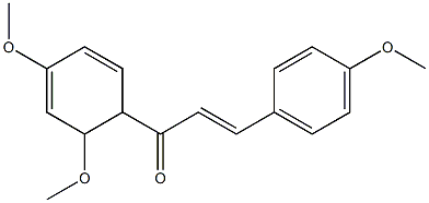 2',4,4'-trimethoxydihydrochalcone Struktur