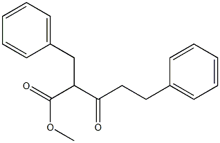 Methyl 2-benzyl-3-oxo-5-phenyl pentanoate Structure
