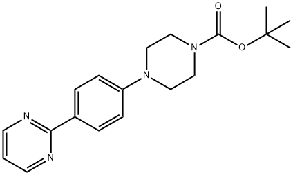 4-(4-嘧啶-2-基-苯基)-哌嗪-1-羧酸叔丁基酯,942189-35-7,结构式