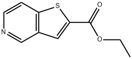 噻吩并[3,2-C]吡啶-2-羧酸乙酯 结构式