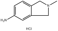 2-甲基异吲哚啉-5-胺二盐酸盐, 943751-30-2, 结构式