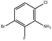 3-Bromo-6-chloro-2-fluoroaniline Structure