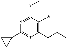 5-Bromo-2-cyclopropyl-4-isobutyl-6-methoxypyrimidine|