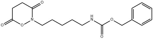 benzyl 5-(3,6-dioxomorpholino)pentylcarbamate Struktur