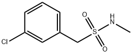 1-(3-chlorophenyl)-N-methylmethanesulfonamide Structure