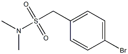 1-(4-溴苯基)-N,N- 二甲基甲磺酰胺, 950245-71-3, 结构式