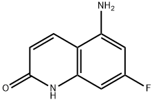 5-氨基-7-氟喹啉-2(1H)-酮, 950519-74-1, 结构式