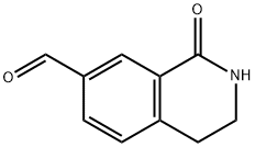 1-oxo-1,2,3,4-tetrahydroisoquinoline-7-carbaldehyde Structure