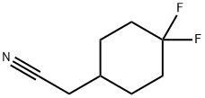 2-(4,4-Difluorocyclohexyl)acetonitrile Struktur