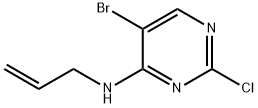 5-bromo-2-chloro-N-(prop-2-en-1-yl)pyrimidin-4-amine Structure