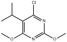 4-chloro-5-isopropyl-2,6-dimethoxypyrimidine Structure