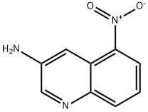 5-硝基喹啉-3-胺 结构式