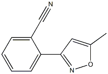 2-(5-Methyl- isoxazol-3-yl)- benzonitrile Structure