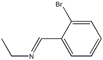 (E)-N-(2-bromobenzylidene)ethanamine Structure