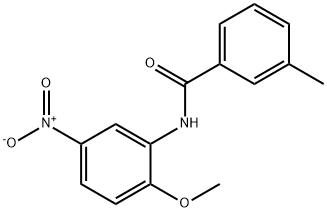 2'-METHOXY-3-METHYL-5'-NITROBENZANILIDE Struktur