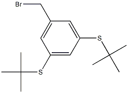 3,5-Bis(tert-butylthio)benzyl Bromide Struktur