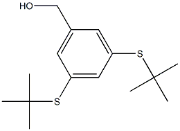 3,5-Bis(tert-butylthio)benzyl Alcohol Structure