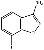 7-Iodo-benzo[d]isoxazol-3-ylamine Struktur
