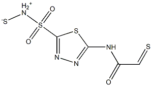 乙酰唑胺二硫化物杂质, , 结构式