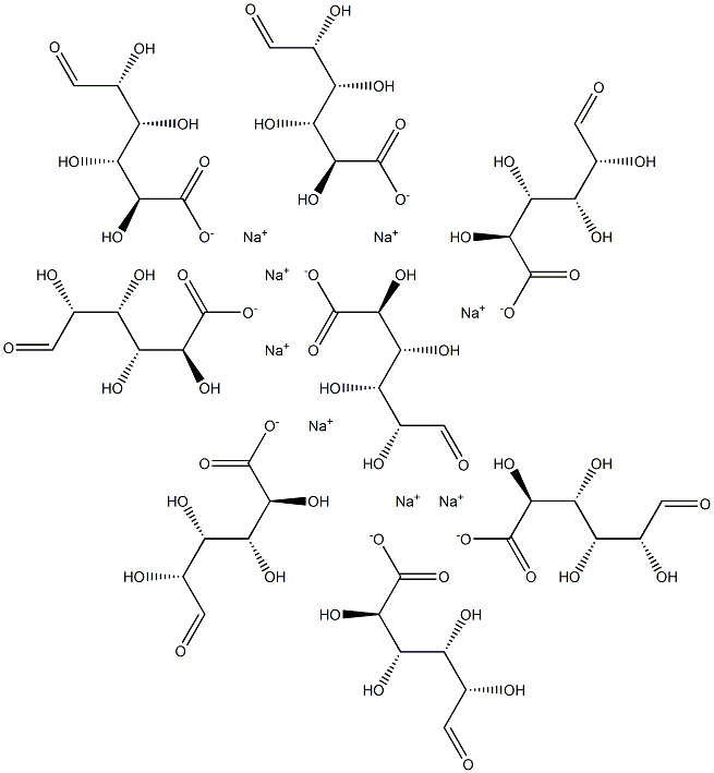 L-古罗糖醛酸八糖 结构式