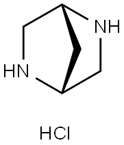 (1R, 4R)-2,5-Diaza-bicyclo[2.2.1]heptane dihydrochloride Structure