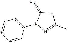 5-methyl-2-phenyl-4H-pyrazol-3-imine 结构式