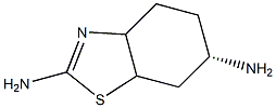 (6S)-3a,4,5,6,7,7a-hexahydro-1,3-benzothiazole-2,6-diamine Structure