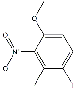 1-Iodo-4-methoxy-2-methyl-3-nitro-benzene,,结构式