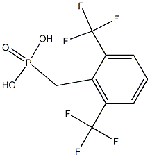 2,6-Bis(trifluoromethyl)benzylphosphonic acid Struktur